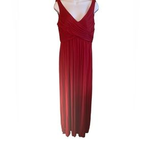 David's Bridal Women's Candy Apple Red Bridesmaid's Dress-Size 8‎